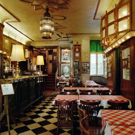 Die Joseph-Roth-Diele an der Potsdamer Straße in Berlin.