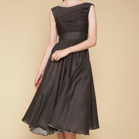 Eclectic Fashion Shop Zürich dunkelgraues Kleid