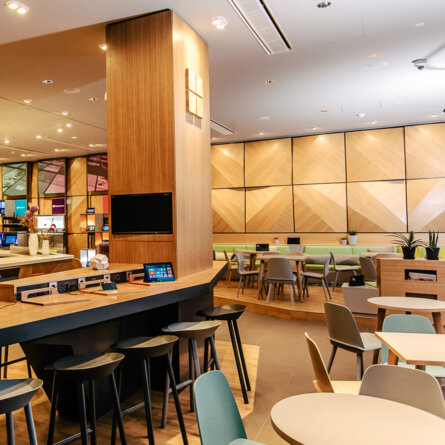 Microsoft Berlin: Cafébereich der Digital Eatery - 1