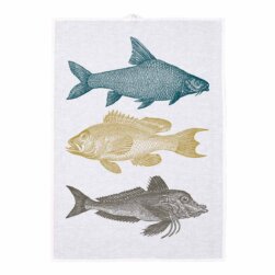 Geschirrtuch Fische von Frohstoff