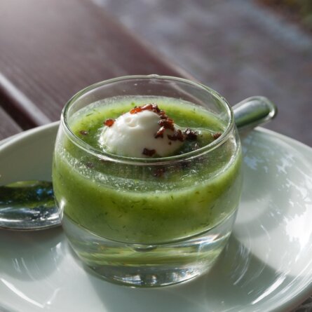 Alte Schule Restaurant Reichenwalde Umland Berlin Dessert