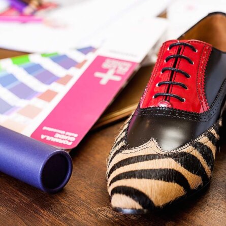 Binné Designed in Hamburg Brogues Zebrastreifen