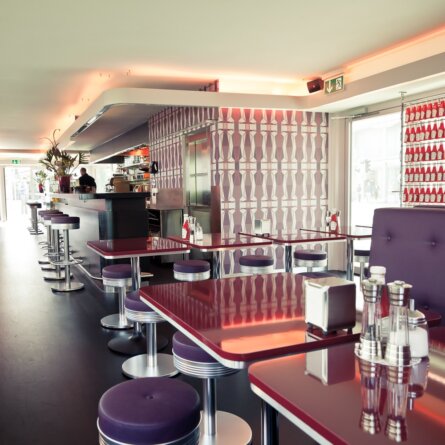 Helvti Diner Burger Zürich Interieur