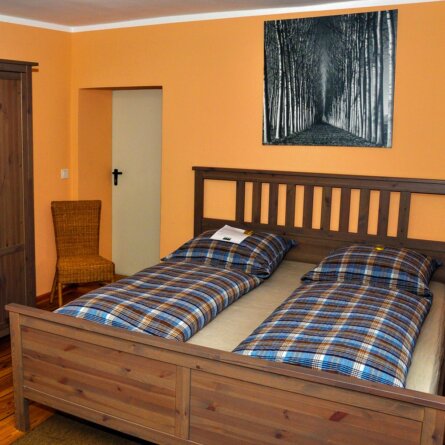 Jagdschloss Grunewald Ferienwohnung Schlafzimmer