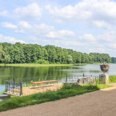Jagdschloss Grunewald Innenhof Grundewaldsee