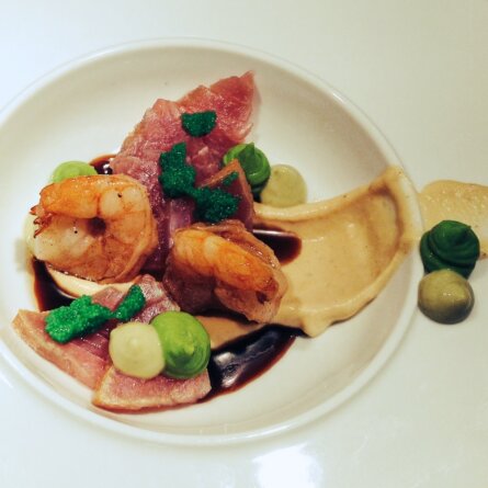 Lila Nashorn Restaurant Hamburg Ottensen Gericht