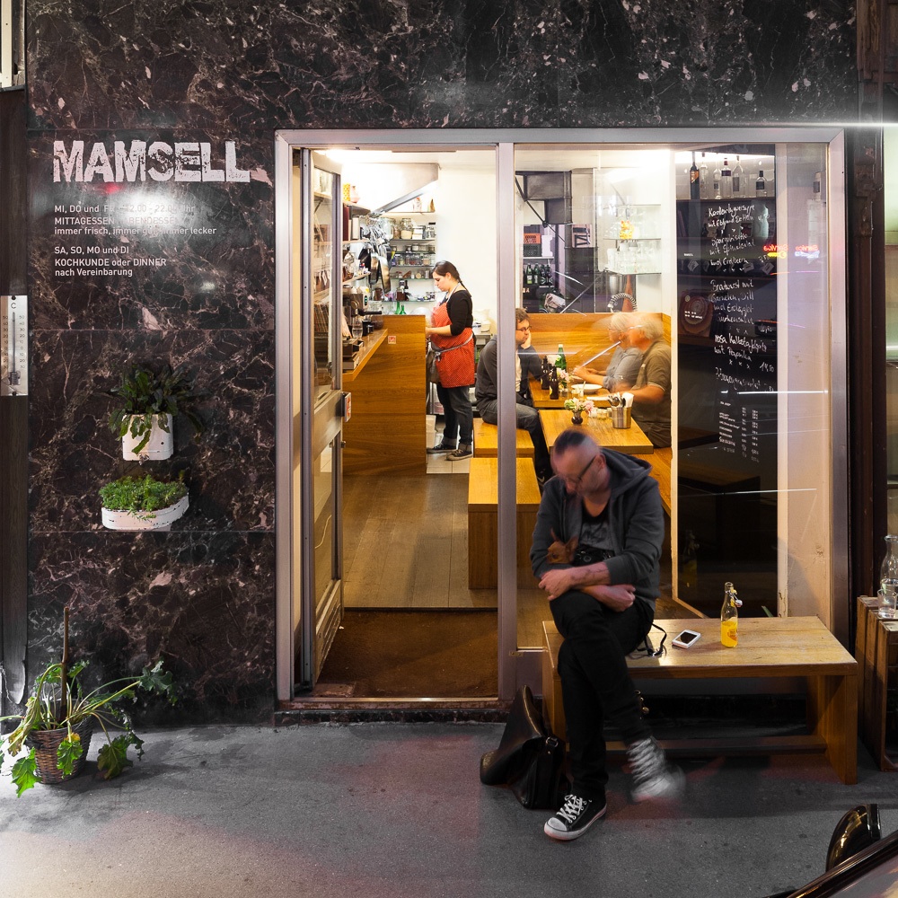 Mamsell Restaurant und Kochschule Wien Außenansicht