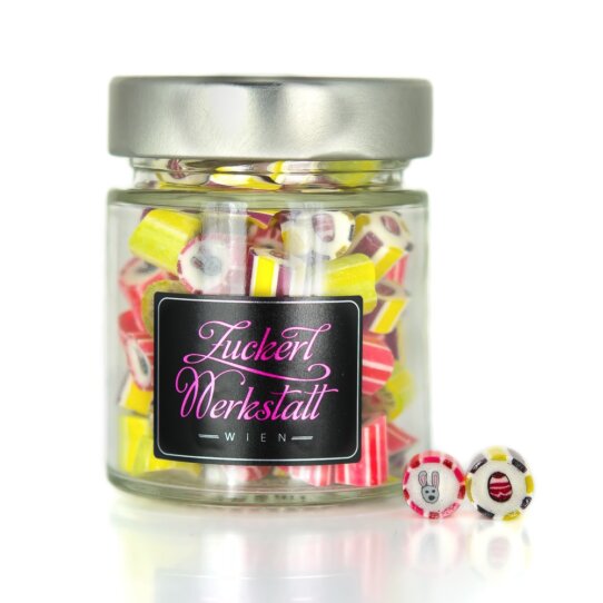 Zuckerlwerkstatt Bonbons Süßwaren Wien bunte Bonbons im Glas Zuckerlwerkstatt Bonbons Süßwaren Wien bunte Bonbons im Glas