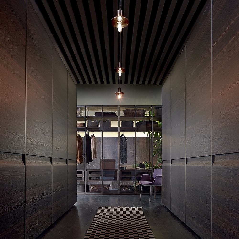 Poliform Varenna Showroom Berlin begehbarer Kleiderschrank