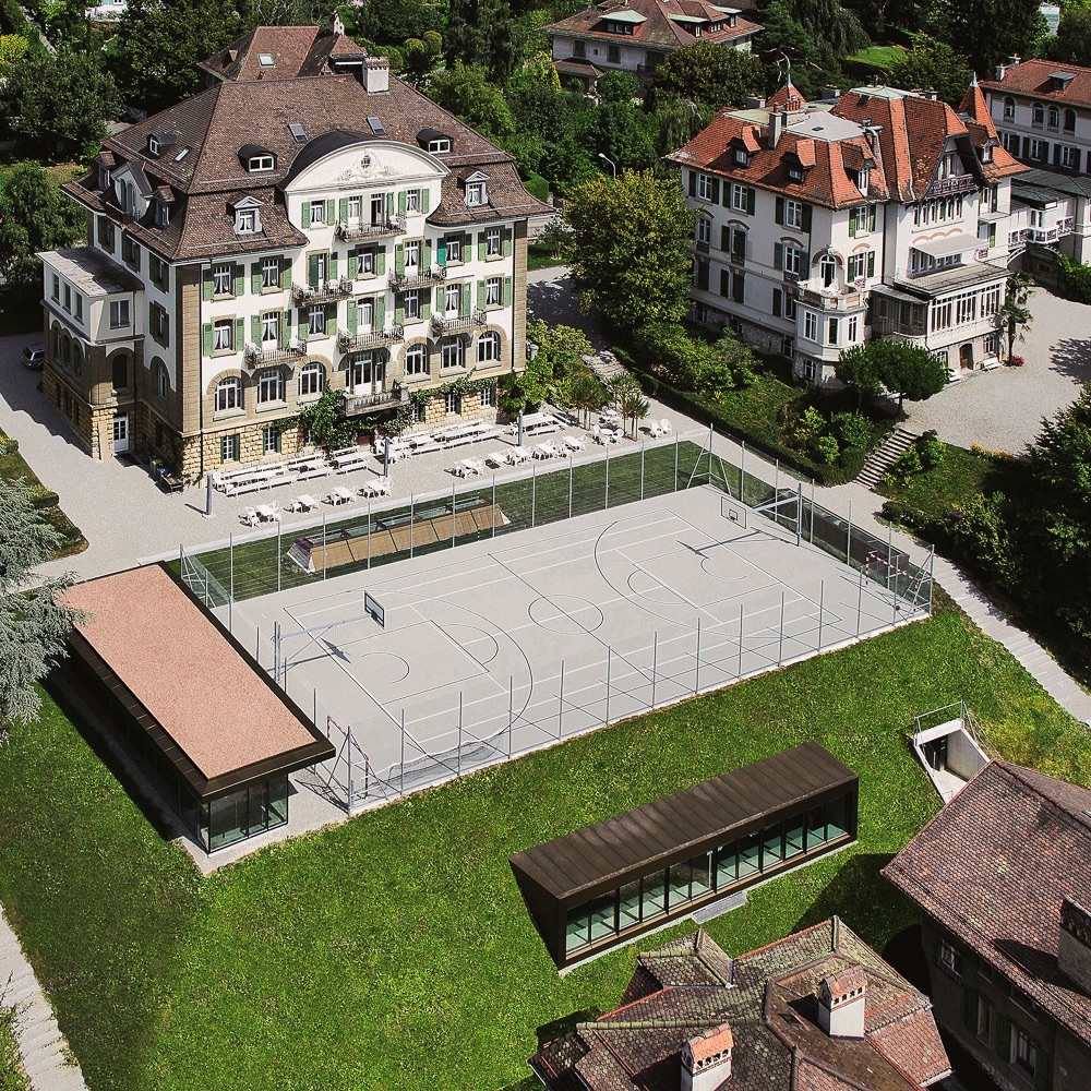 Brillantmont International School Lausanne Schweiz Gebäude
