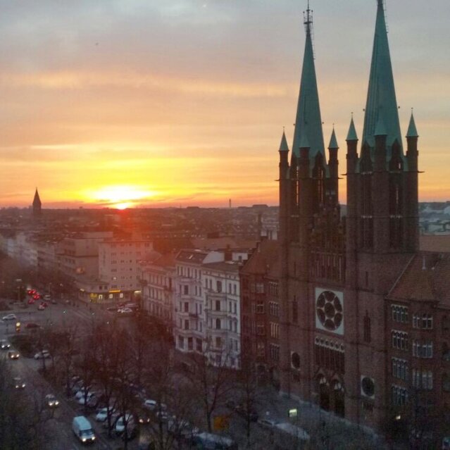 Kantine im Rathaus Kreuzberg Ausblick