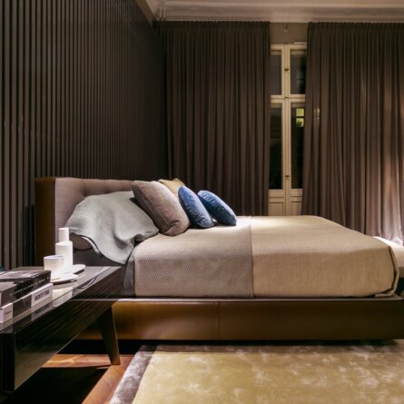 Minotti Showroom Berlin Sofa Sessel Bett Schlafzimmer