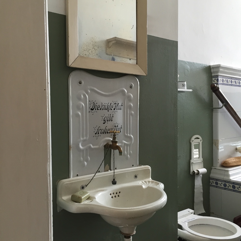 Museum Pankow Heynstraße 8 Interieur Waschbecken