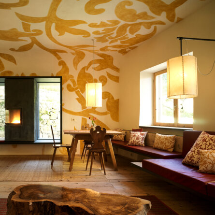 Bad Dreikirchen Gasthof Südtirol Barbian Lounge