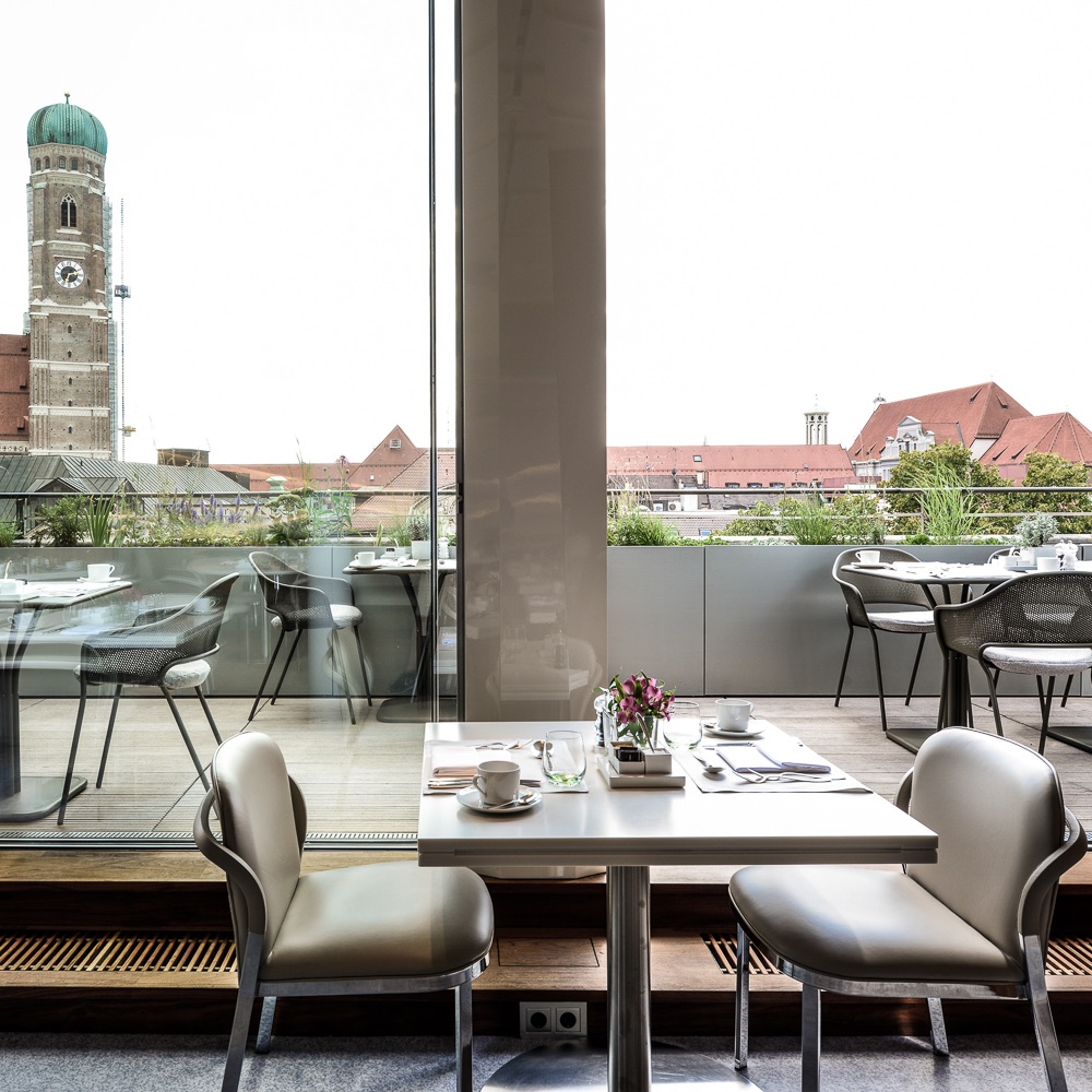 Bayerischer Hof Luxushotel München Dachgarten