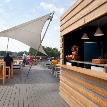 Hafenküche Hafenkante Biergarten Rummelsburg Sonnendeck