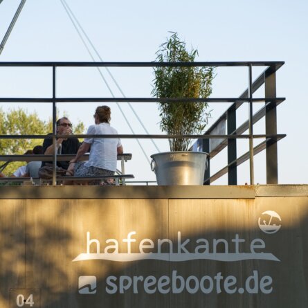 Hafenküche Hafenkante Biergarten Rummelsburg Terrasse