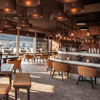 Rooftop Restaurant Zürich Interieur