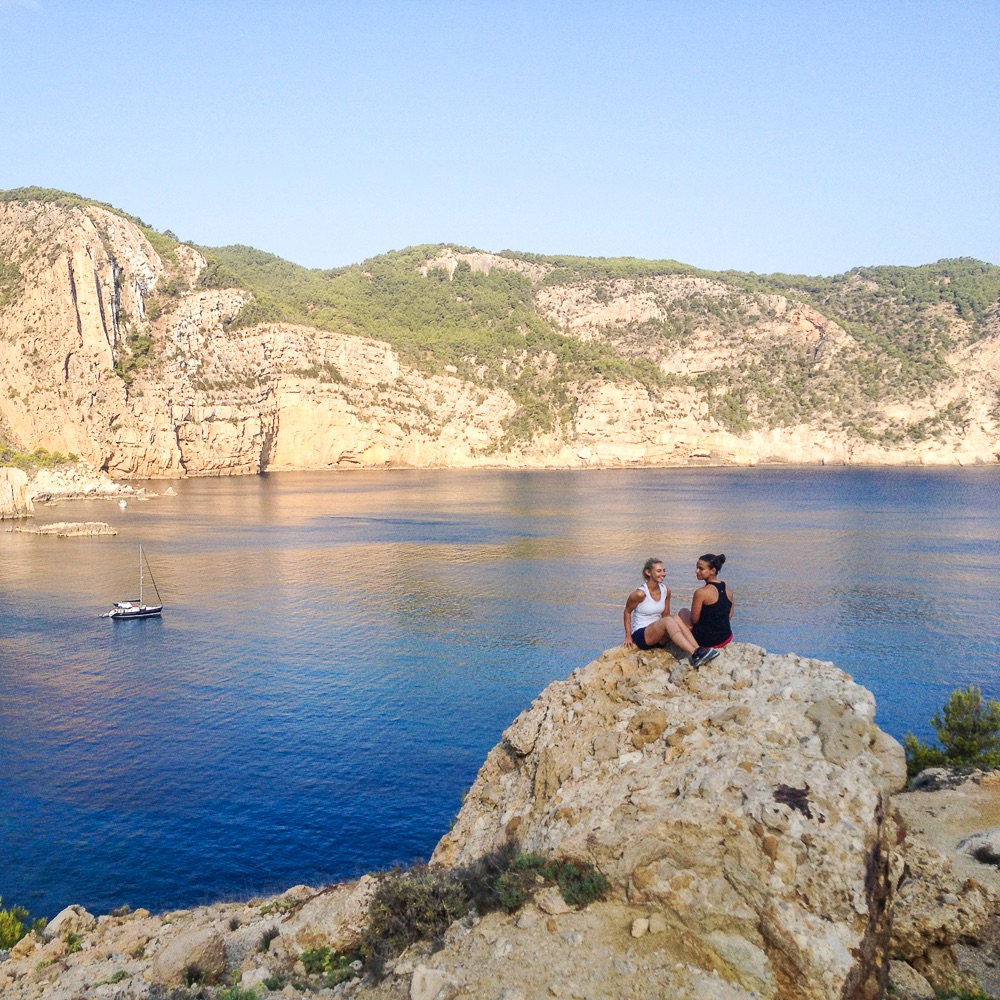 Top Hill Retreats Boot Camp Yoga Ibiza Aussicht