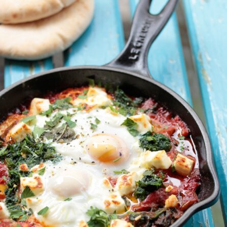 Nana Meze Restaurant München Gemüsepfanne mit Ei