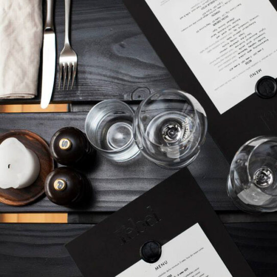 Rebel Restaurant Kopenhagen gedeckter Tisch