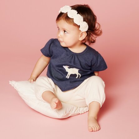 Bergflocke ökologische Kindermode Schweiz Mädchen