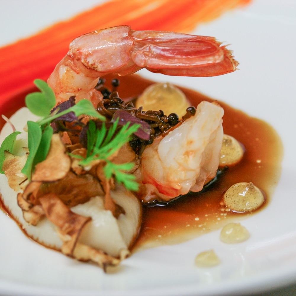 Markus Semmler Restaurant Berlin Garnelen