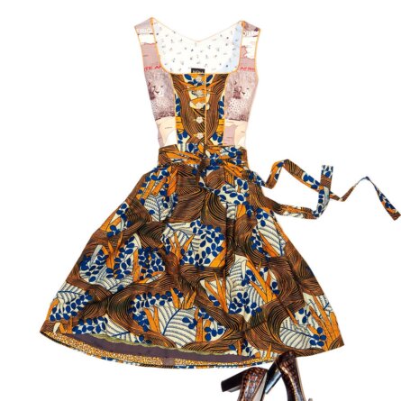 Noh Nee Dirndel Trachten München Afrikanisches Muster