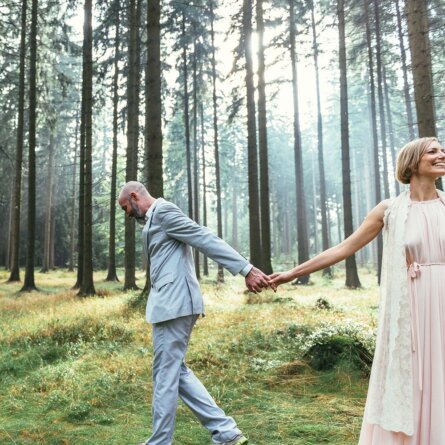 belle and sass Hochzeit Fotografie Wald