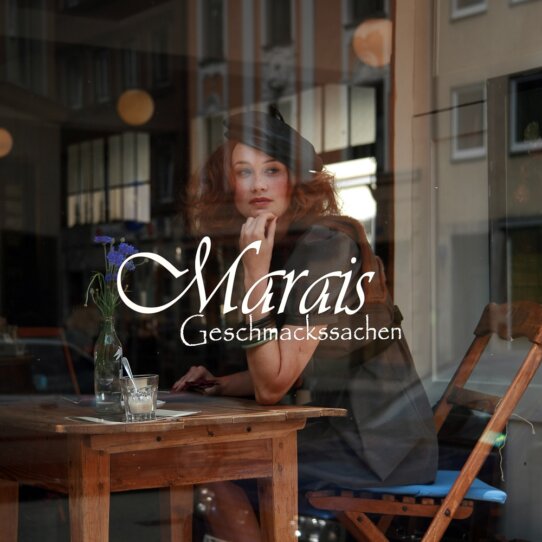 Cafe Marais München Schaufenster Cafe Marais München Schaufenster