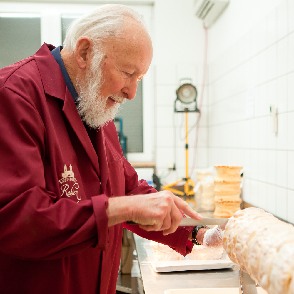 Rabien Baumkuchen Konditorei Berlin Veredelung