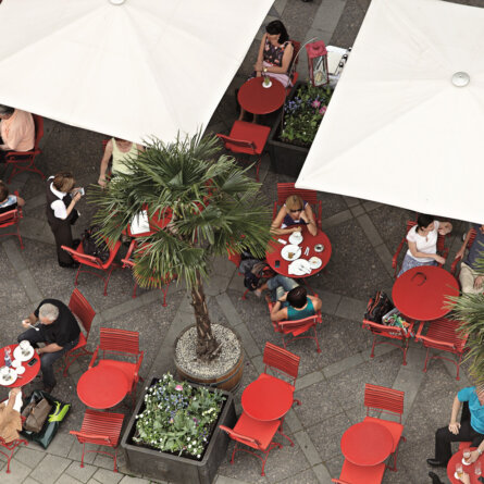 Cafe Luitpold München Außenbereich