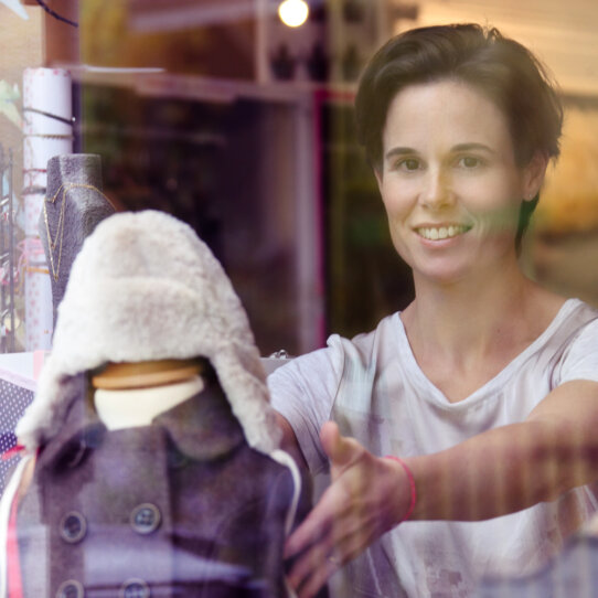 Süßigkleid Kindermode Zürich Schaufenster