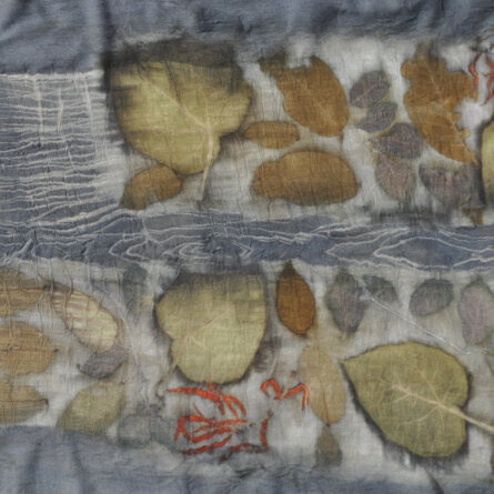 Tankai Taschen und Tücher Wien Blaues Tuch