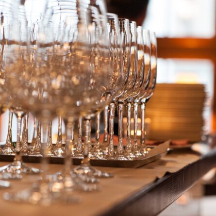 Restaurant Kindli Zürich Gläser