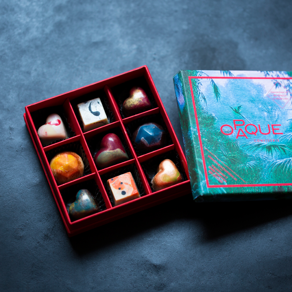 Opaque Confiserie München Pralinenschachtel