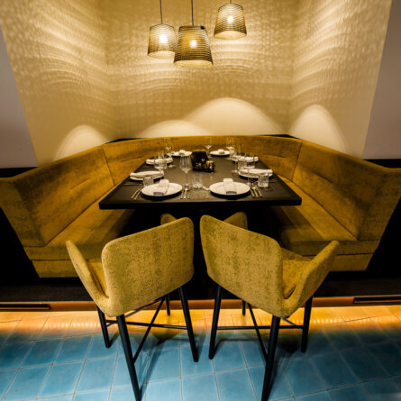 The Room Restaurant Wien Sitzecke