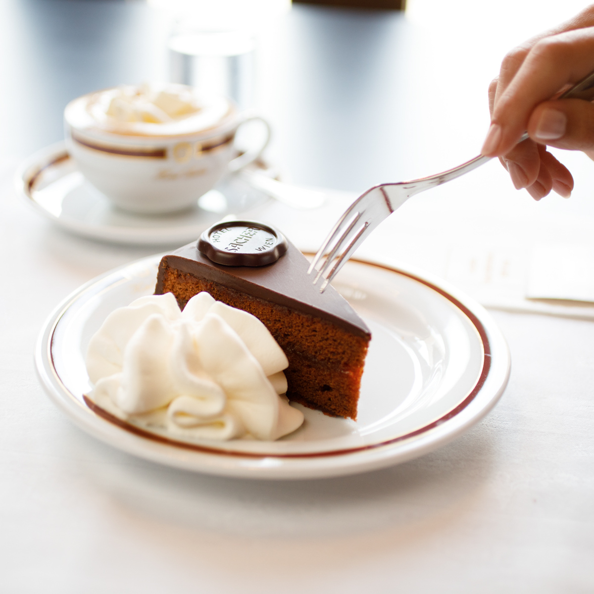 Hotel Sacher Café in Wien