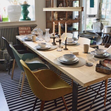 Klewitz. Die Wohnung München - Grosser Esstisch und passende Deko-Ideen