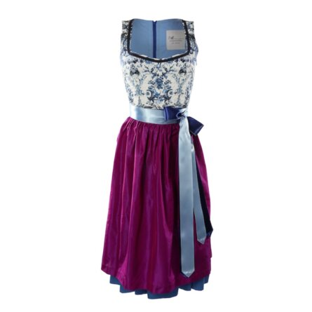Ursula von Minckwitz München Dirndl Blau-Weiß