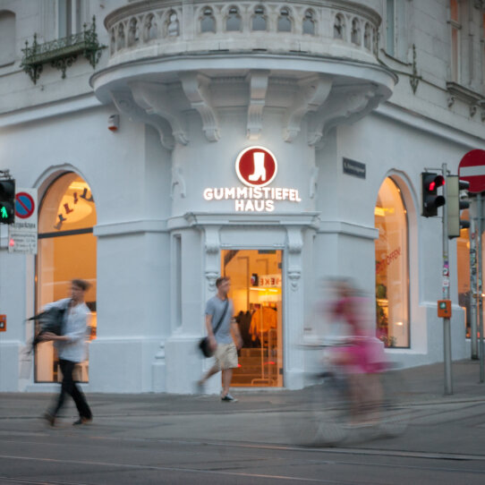 Gummistiefelhaus Wien Fassade