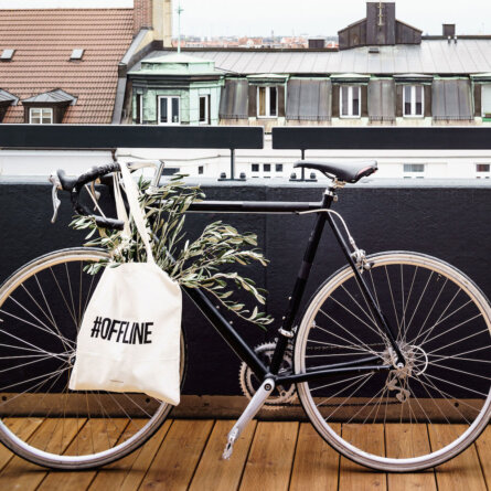 BOLD Hotel München Zentrum_Cosmo Suite Balkon Ausblick