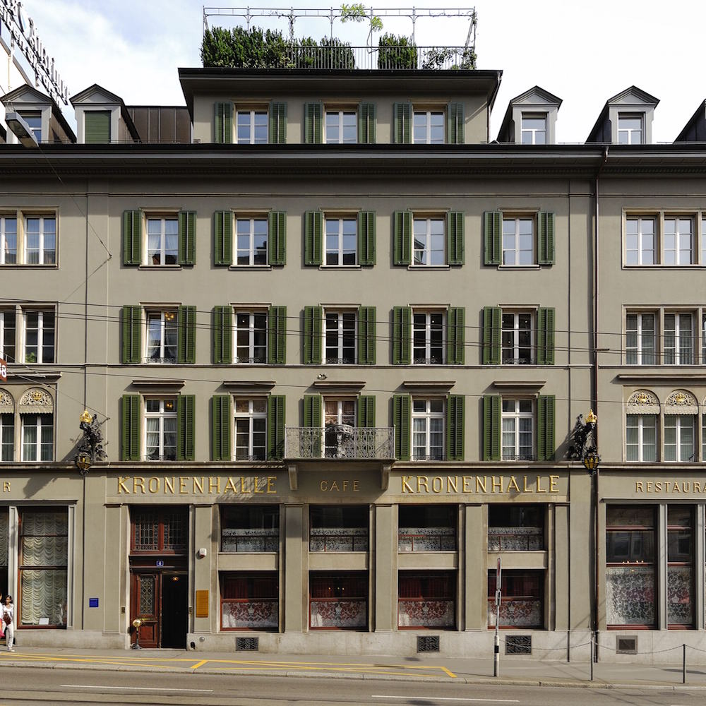 Restaurant Brasserie Kronenhalle Fassade 2