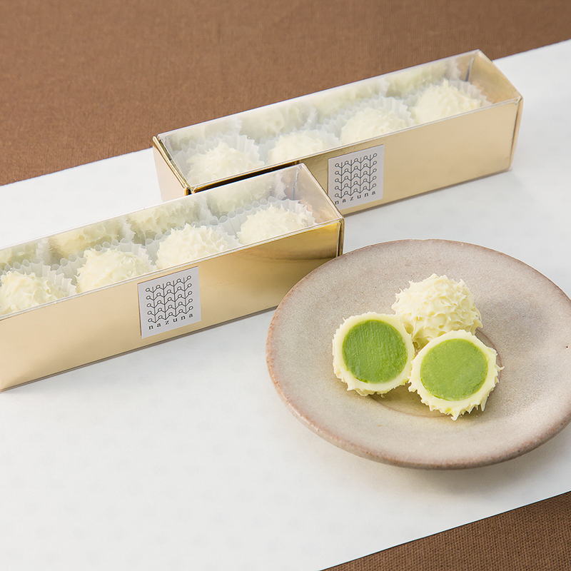 Matcha Pralinen von Nazuna Berlin
