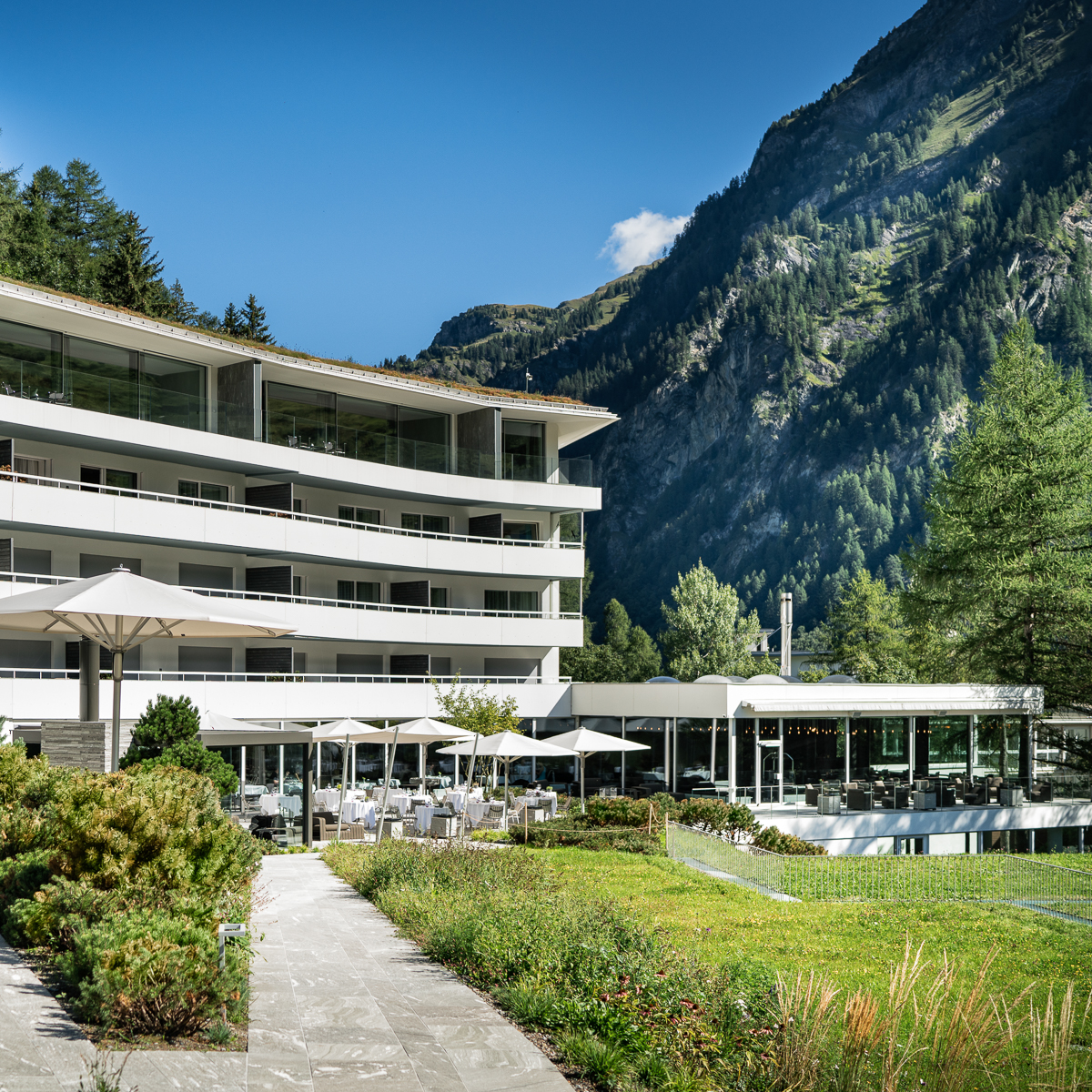 7132 Hotel in Vals Aussenansicht