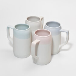 Bierkrug Serie Seidla von Res Anima_Viererset Pastelltöne Bierkrug Serie Seidla von Res Anima_Viererset Pastelltöne