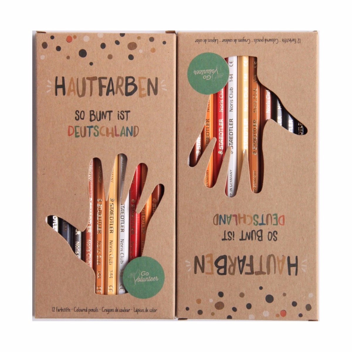 Hautfarben Buntstifte GoVolunteer