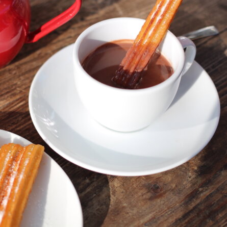 Barna Bar München_Chocolate con Churros