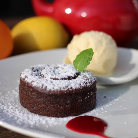 Barna Bar München_Dessert Schokoküchlein