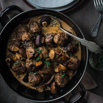 Hackbällchen mit Pilzsauce von Katharina Küllmer-2 Hackbällchen mit Pilzsauce von Katharina Küllmer-2